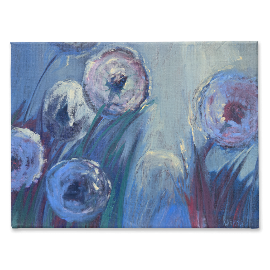 Blue Moon Series #2 on Canvas