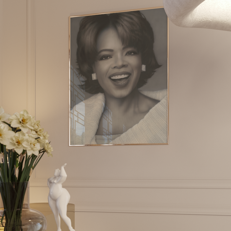 Oprah Winfrey Painting | Oprah Poster | Oprah Winfrey Art | Oprah Art | Oprah Painting