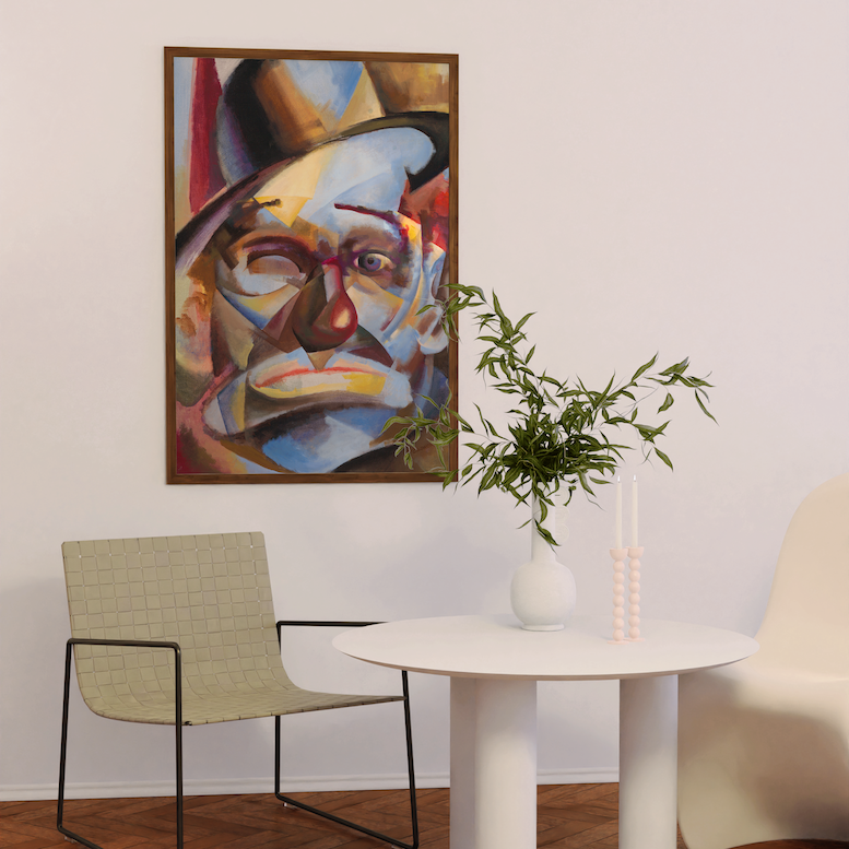 Abstract Art People | Modern Abstract Paintings | Colorful Abstract Art | Abstract Color Art | Male Art