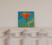 California Poppy Art | Poppy Art | California Poppy Painting | Poppy Wall Art | Poppies Art