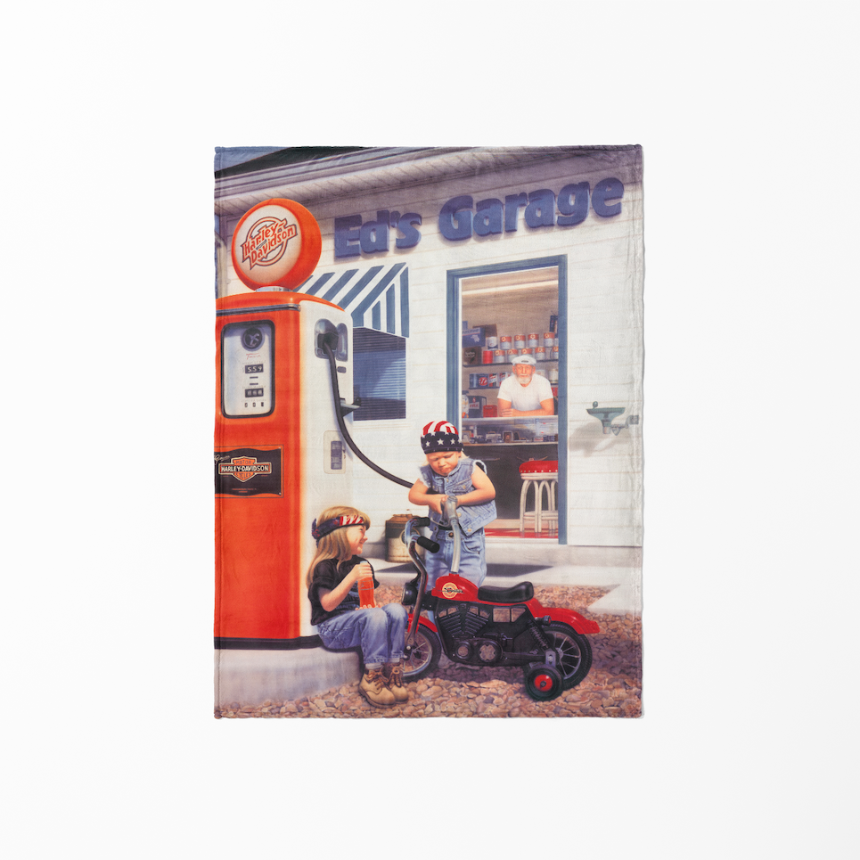 Fill er Up Fleece Blanket