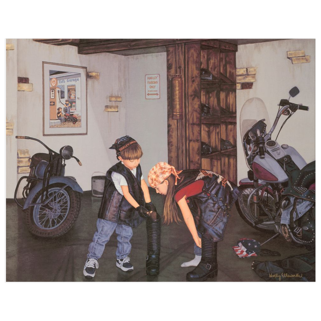 Harley Davidson Painting | Harley Davidson Wall Art | Harley Davidson Poster | Harley Art