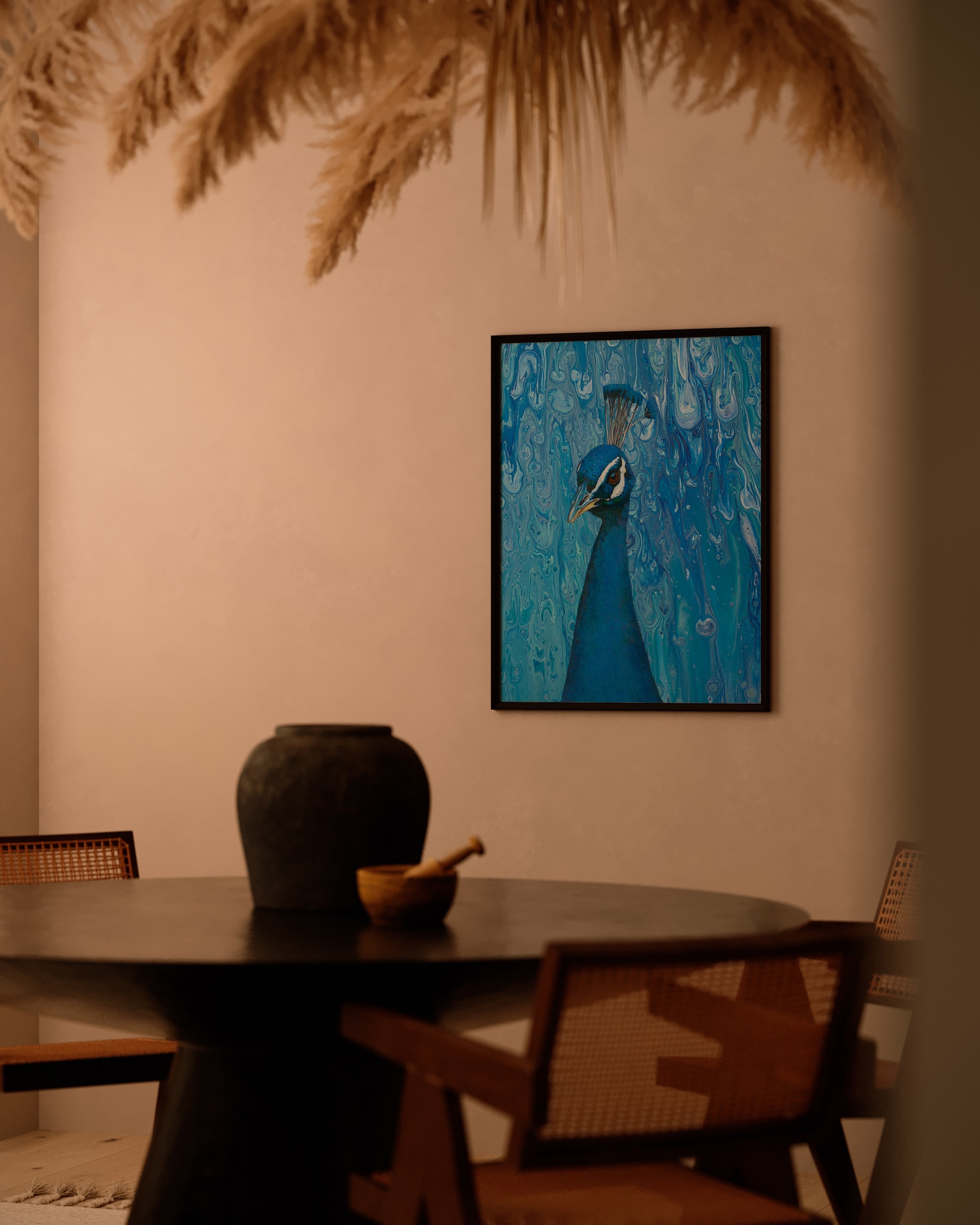 Paintings of Peacocks | Peacock Artwork | Peacock Paintings | Painting of Peacock