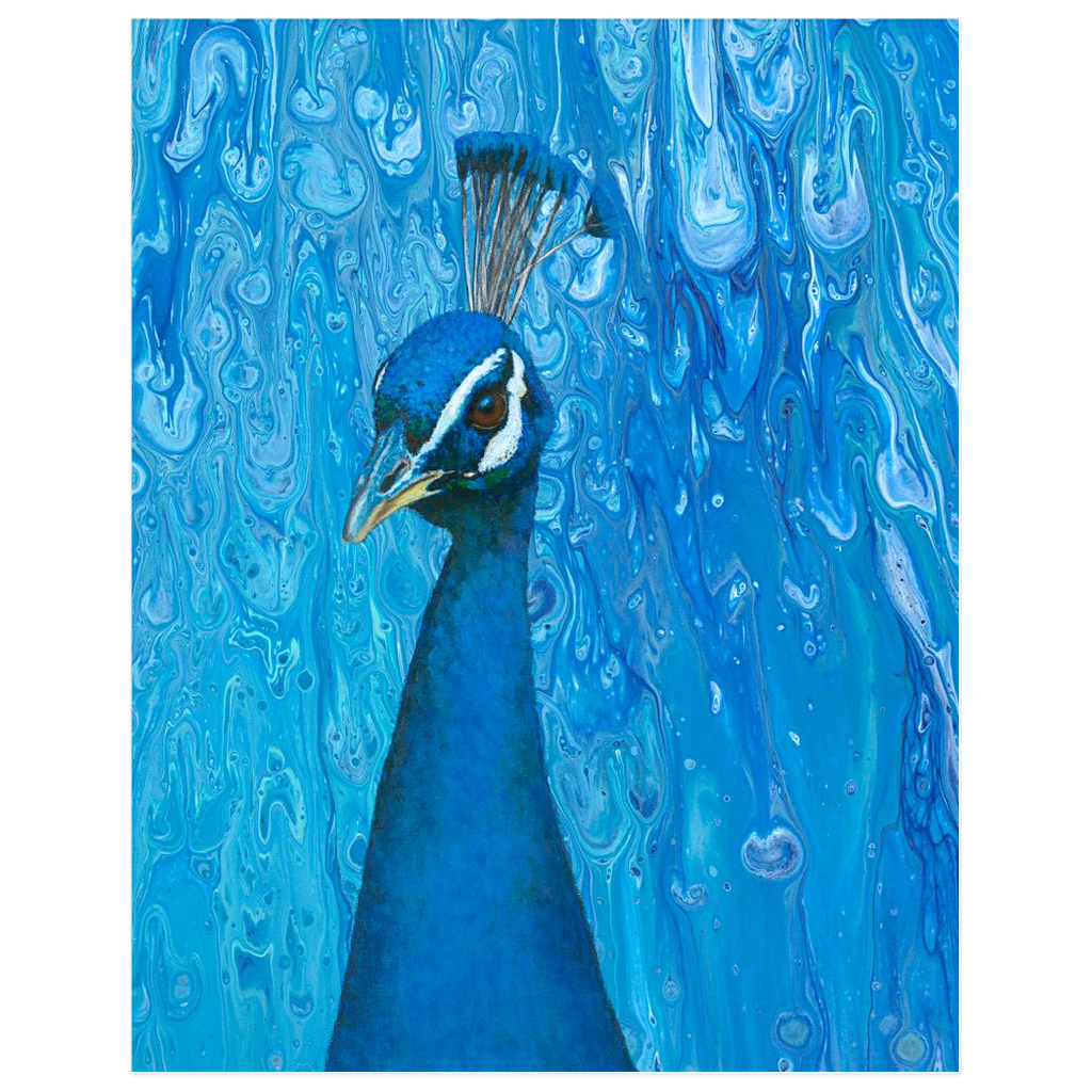 Peacock Artwork | Painting of Peacock | Peacock Paintings | Paintings of Peacocks