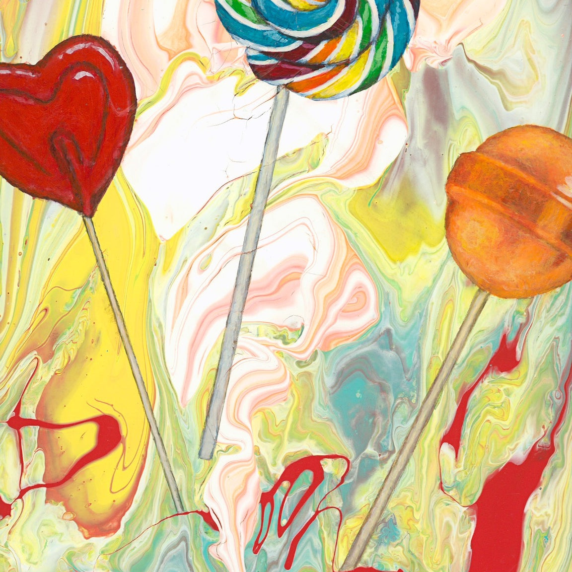 Lollipop Art | Unique Paintings | Lollipop Painting | Lollipop Paintings | Candy Art