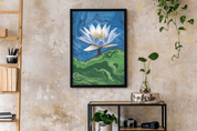 Lotus Art | Lotus Painting | Lotus Flower Art | Lotus Artwork | Abstract Lotus Painting