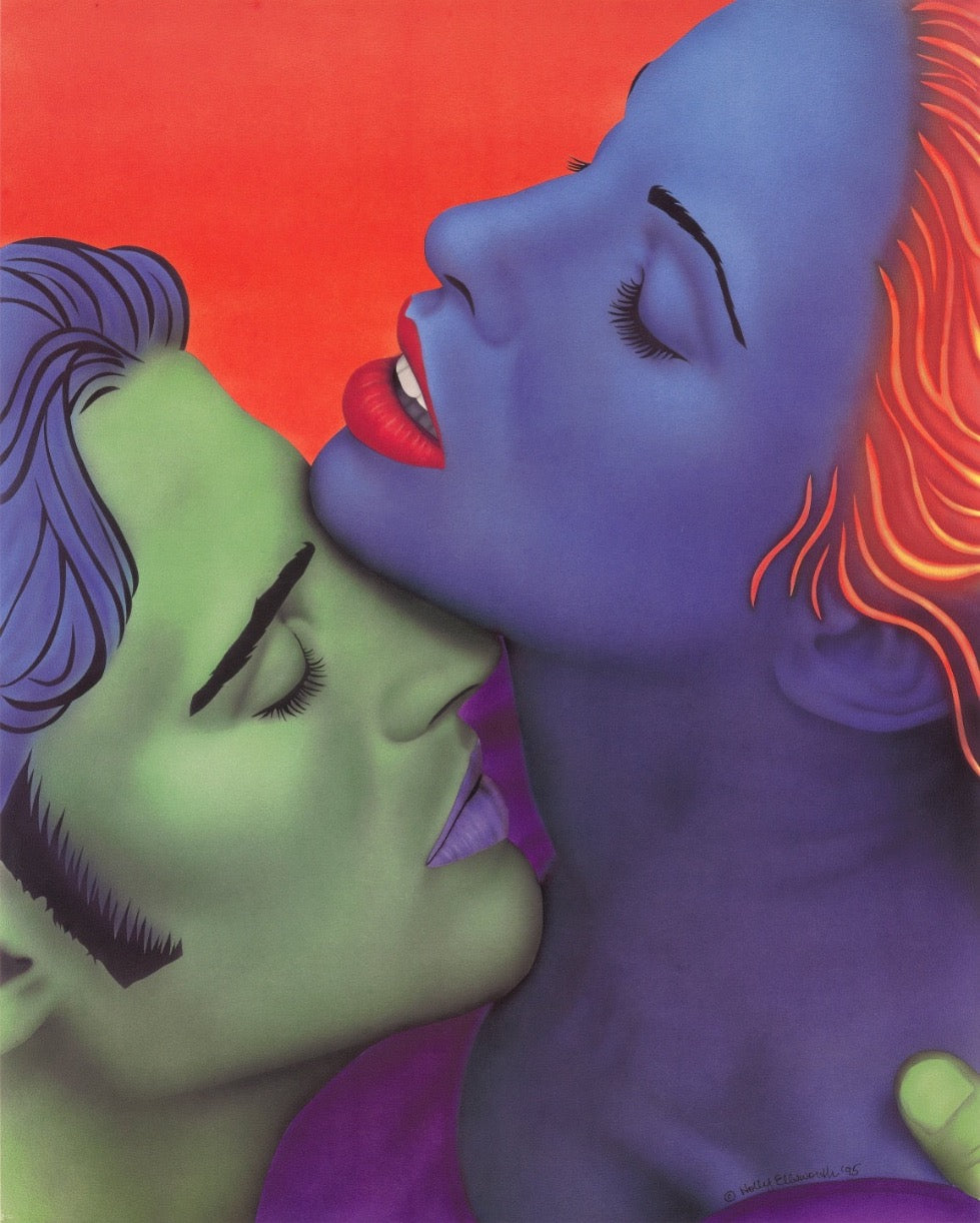 Couple Paintings | Twin Flames Art | Soulmate Painting | Art Intimate | Twin Flame Art