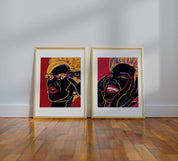 Women Art | Wall Art for Women | Strong Woman Art | Smile Art | Woman Wall Art