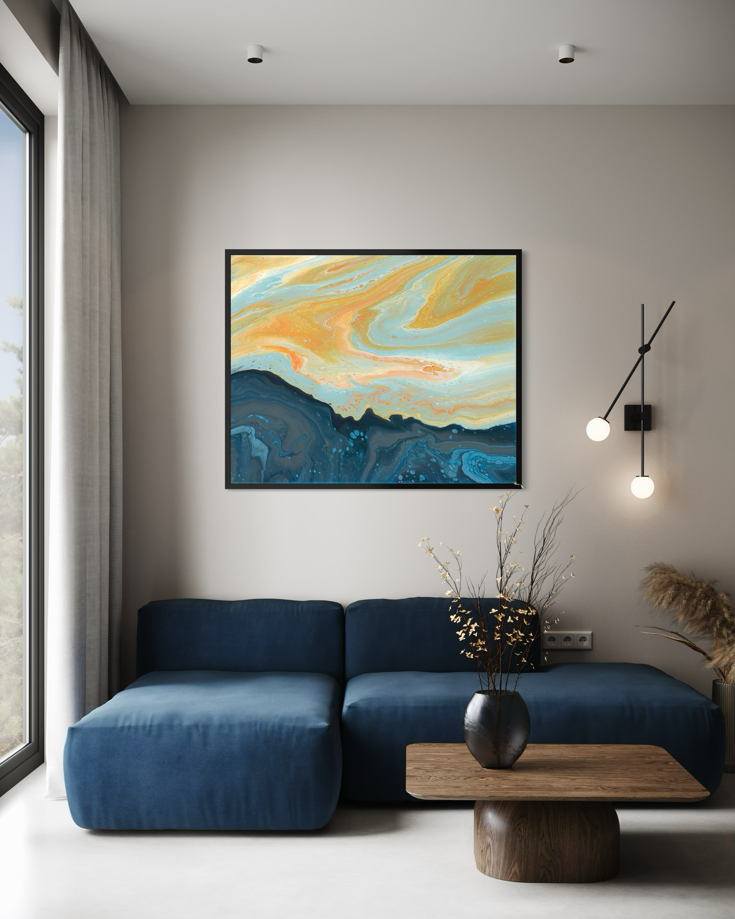 Calming Wall Art for a Home Office and Other Quiet Spaces