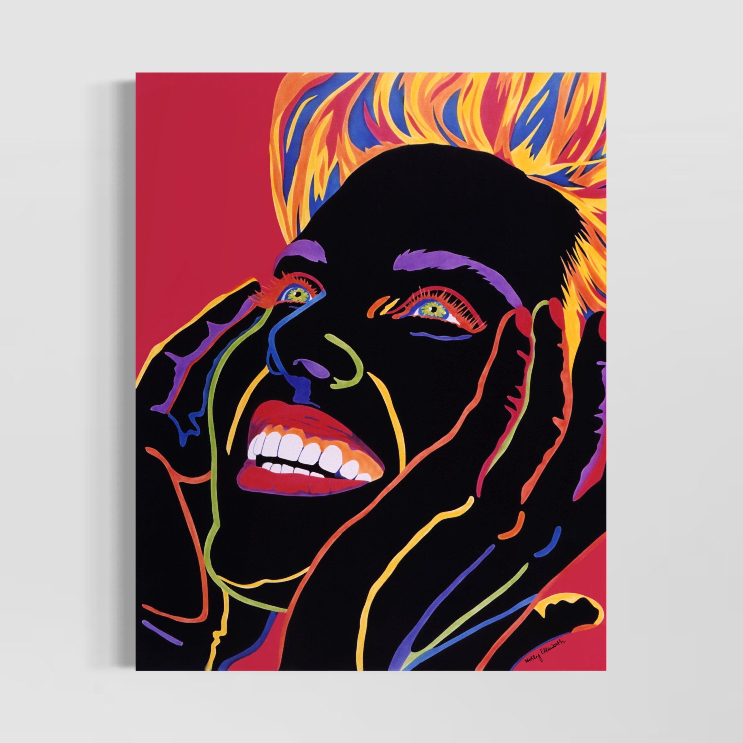 Colors of Laughter Unframed