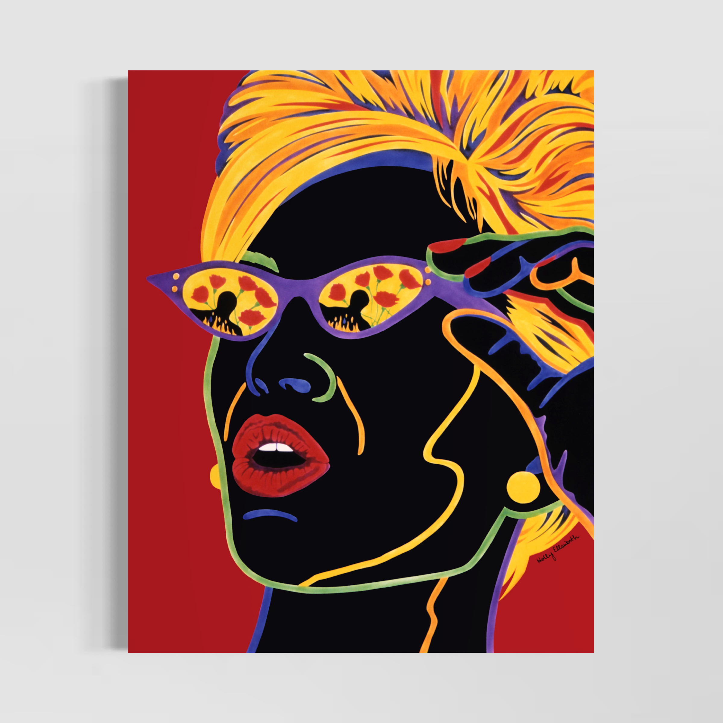 From Roses to Flames Unframed
