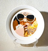 Golden Hair Fashion Plate