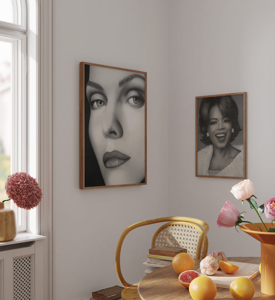 Oprah Winfrey Art | Michelle Pfeiffer Paintings | Michelle Pfeiffer Poster | Oprah Poster