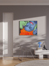 Couple Paintings | Wall Art for Women | Twin Flames Art | Soulmate Painting | Twin Flame Art