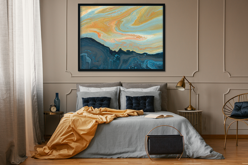 Calming Paintings | Calming Art | Organic Modern Wall Art | Cool Paintings | Swirl Art