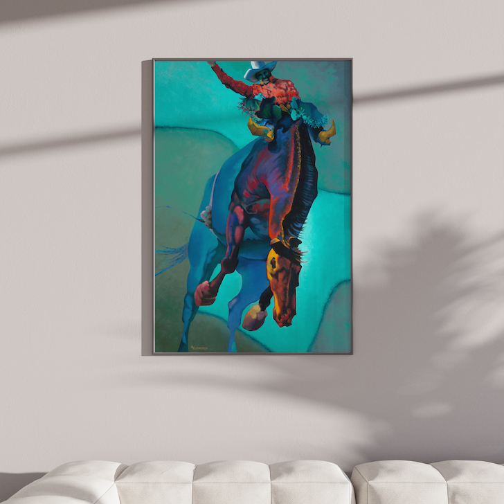 Cowboy Paintings | Cowboy Painting | Cowboy Poster | Cowboys Painting | Cowboy Wall Art