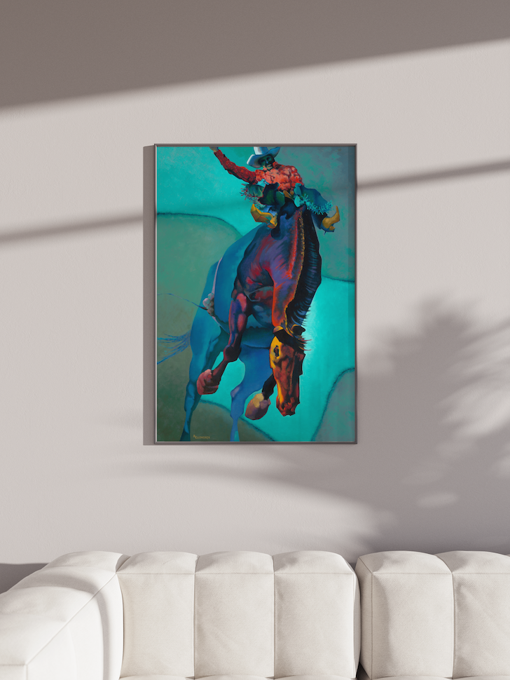 Cowboy Paintings | Cowboy Painting | Cowboy Poster | Cowboys Painting | Cowboy Wall Art