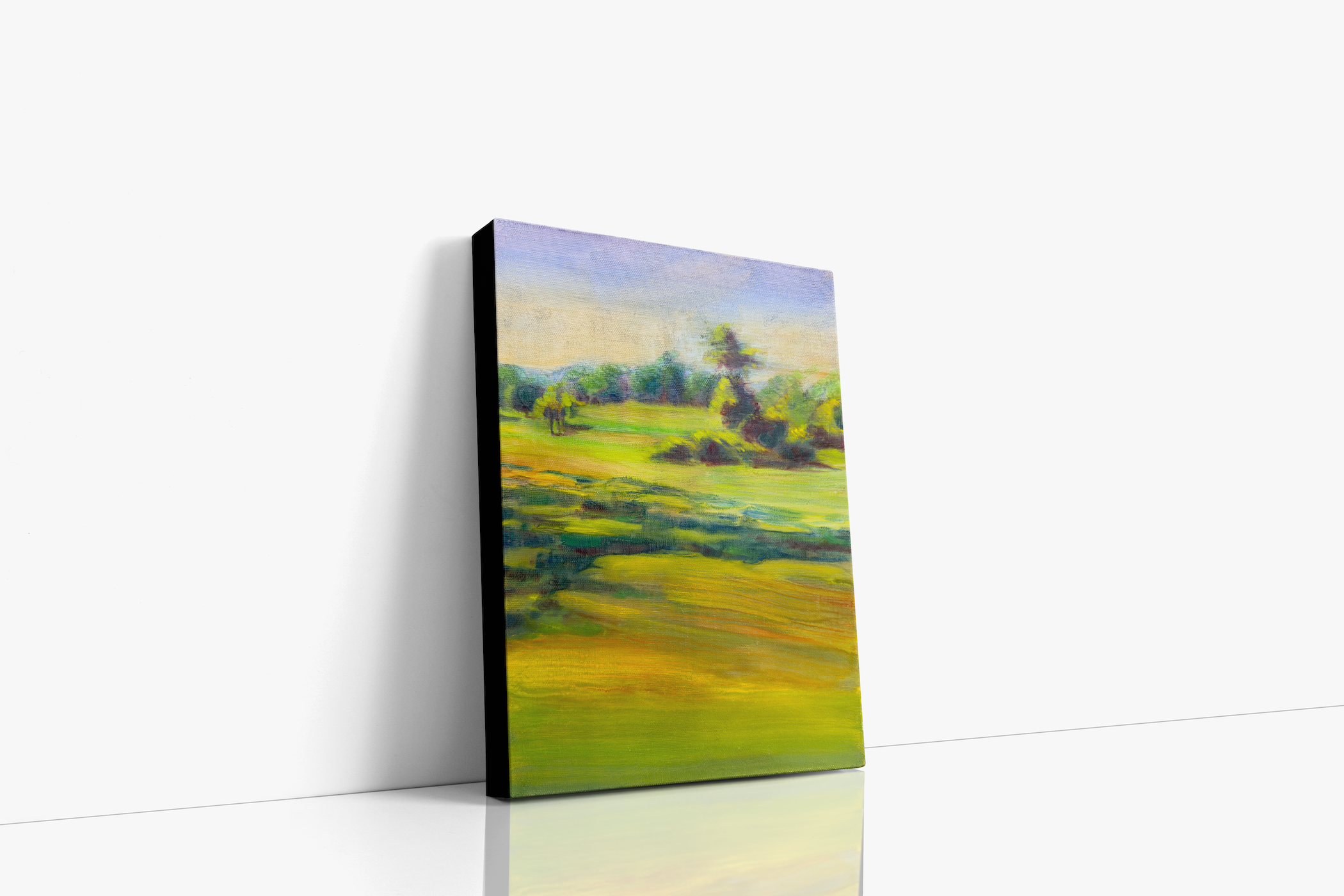 Ethereal Fields on Canvas