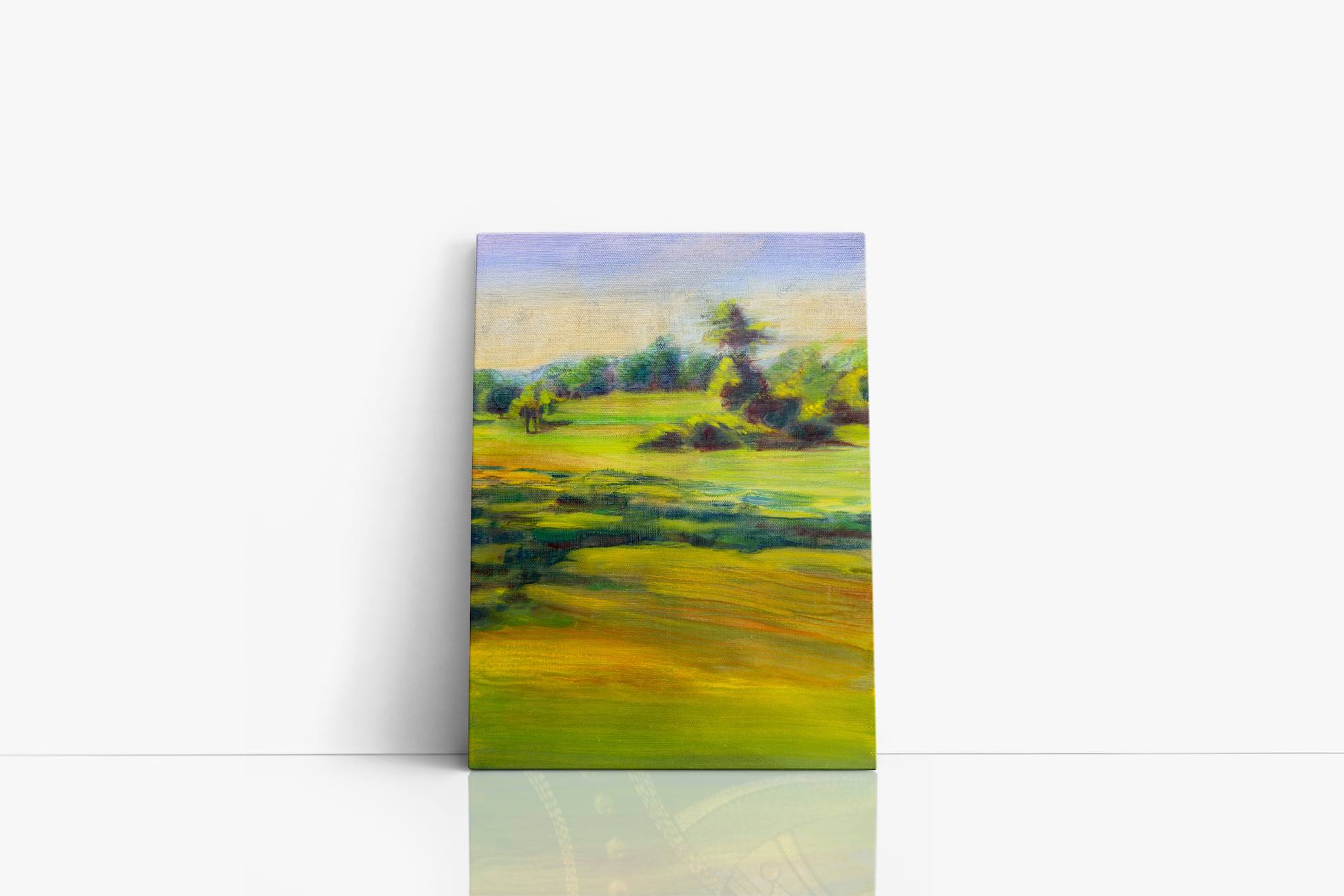 Ethereal Fields on Canvas