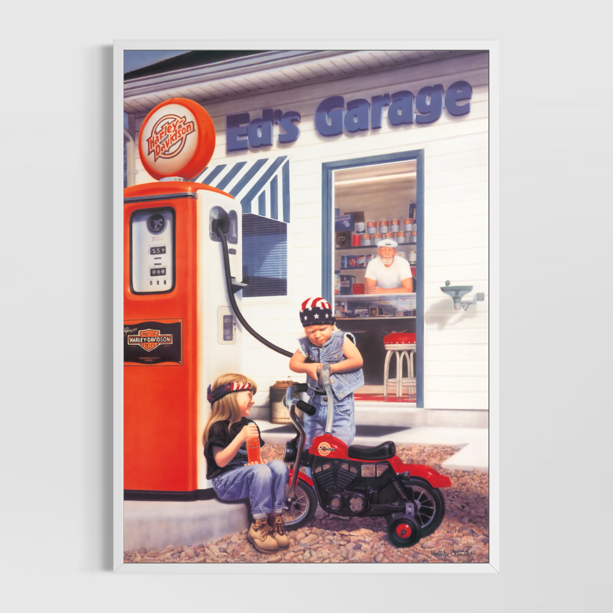 Fill 'er Up White