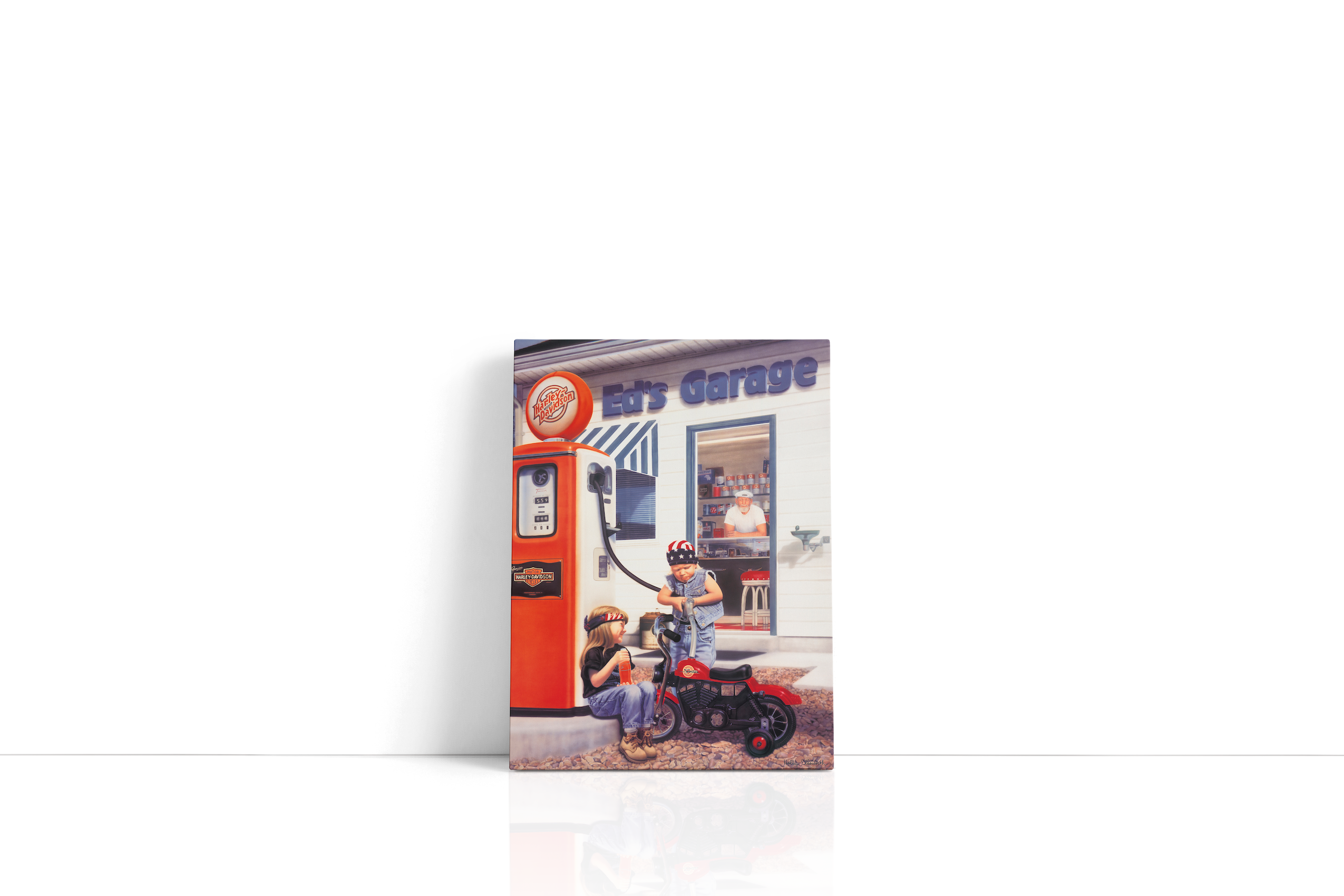 Fill 'er Up on Canvas