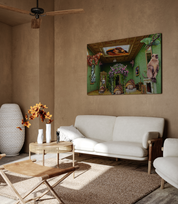"Footsteps Foretold" on Canvas