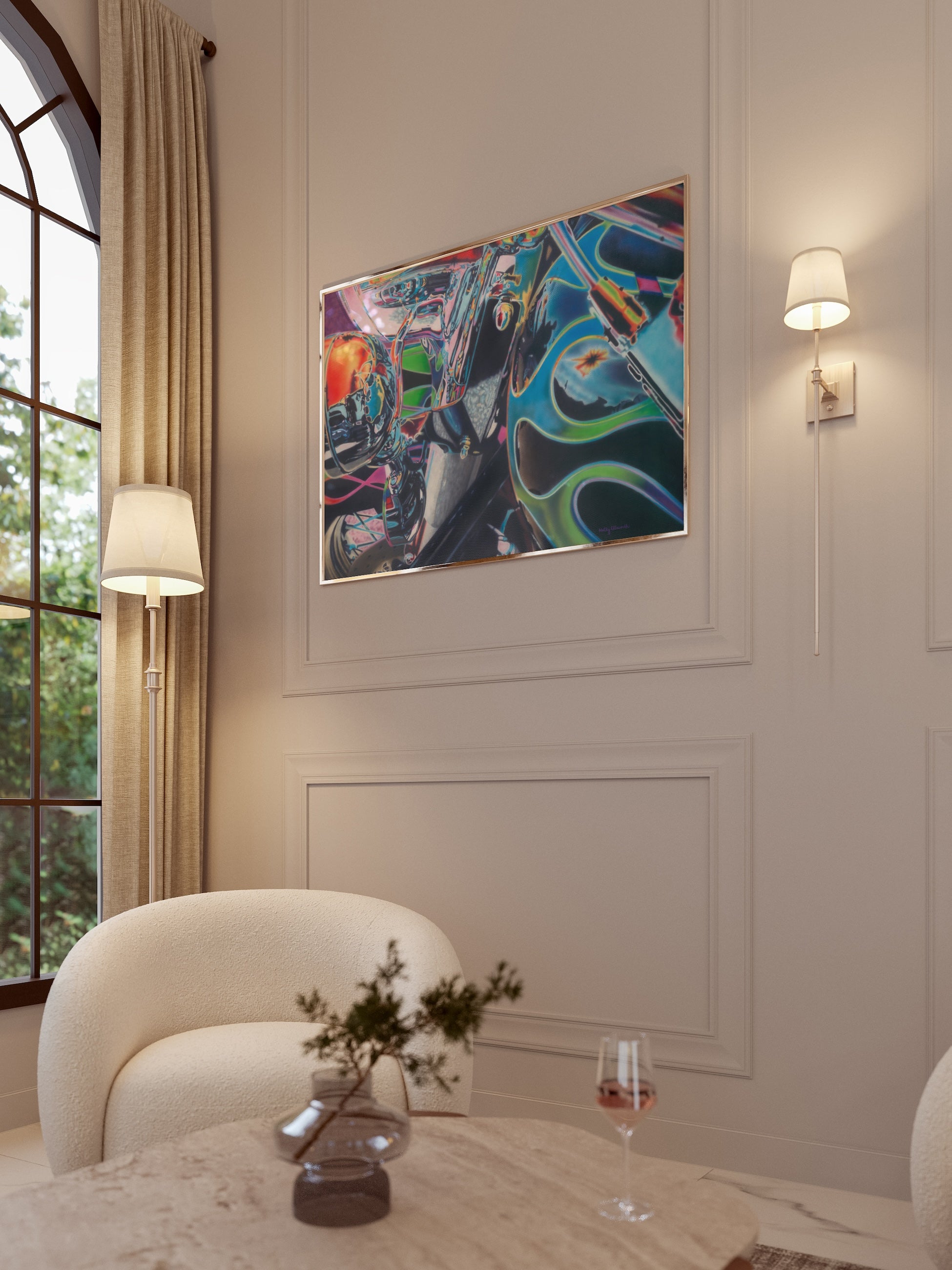 Harley Davidson Painting | Harley Art | Harley Davidson Art | Harley Davidson Poster