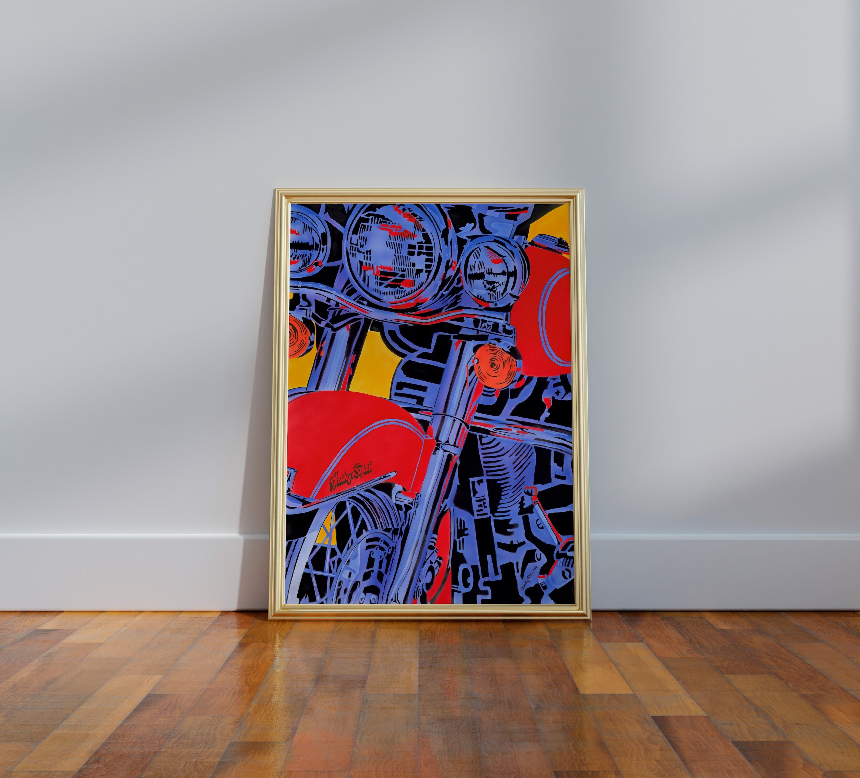 Harley Art | Harley Davidson Artwork | Harley Davidson Painting | Harley Davidson Poster