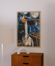 Harley Poster | Harley Davidson Painting | Harley Davidson Wall Art | Harley Davidson Poster