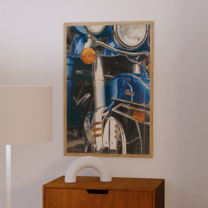 Harley Poster | Harley Davidson Painting | Harley Davidson Wall Art | Harley Davidson Poster