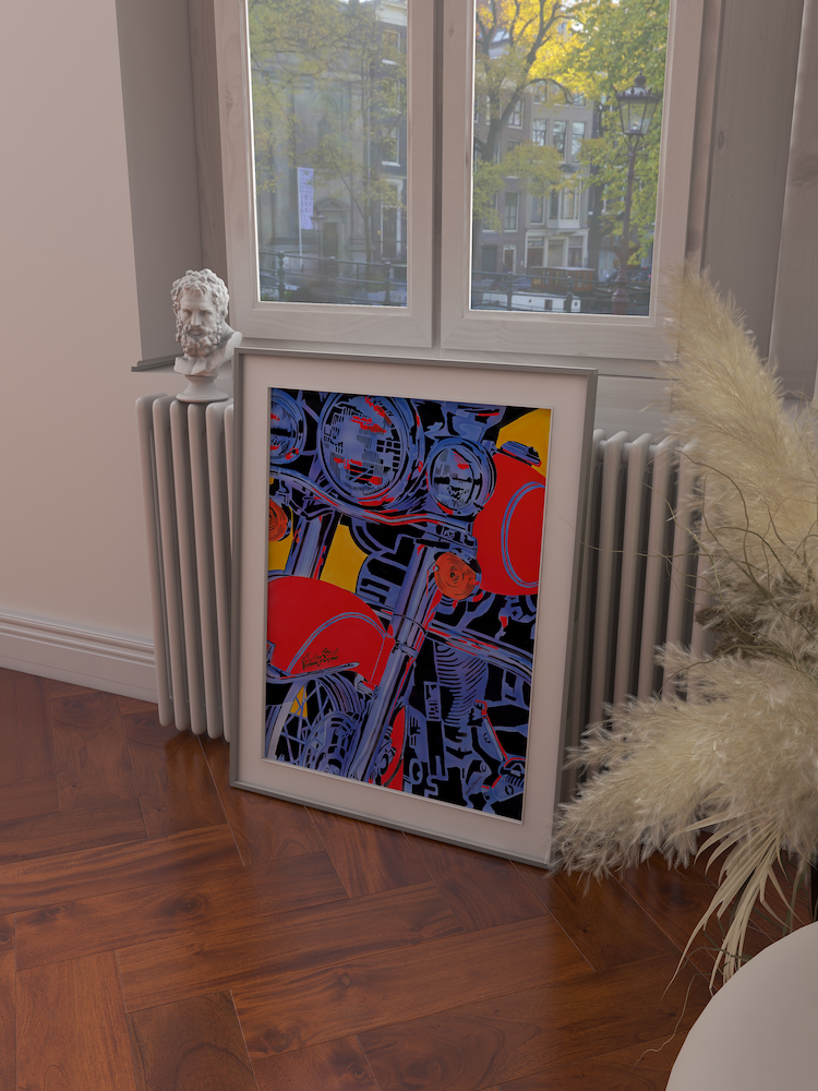 Harley Art | Harley Davidson Wall Art | Harley Davidson Artwork | Harley Davidson Painting