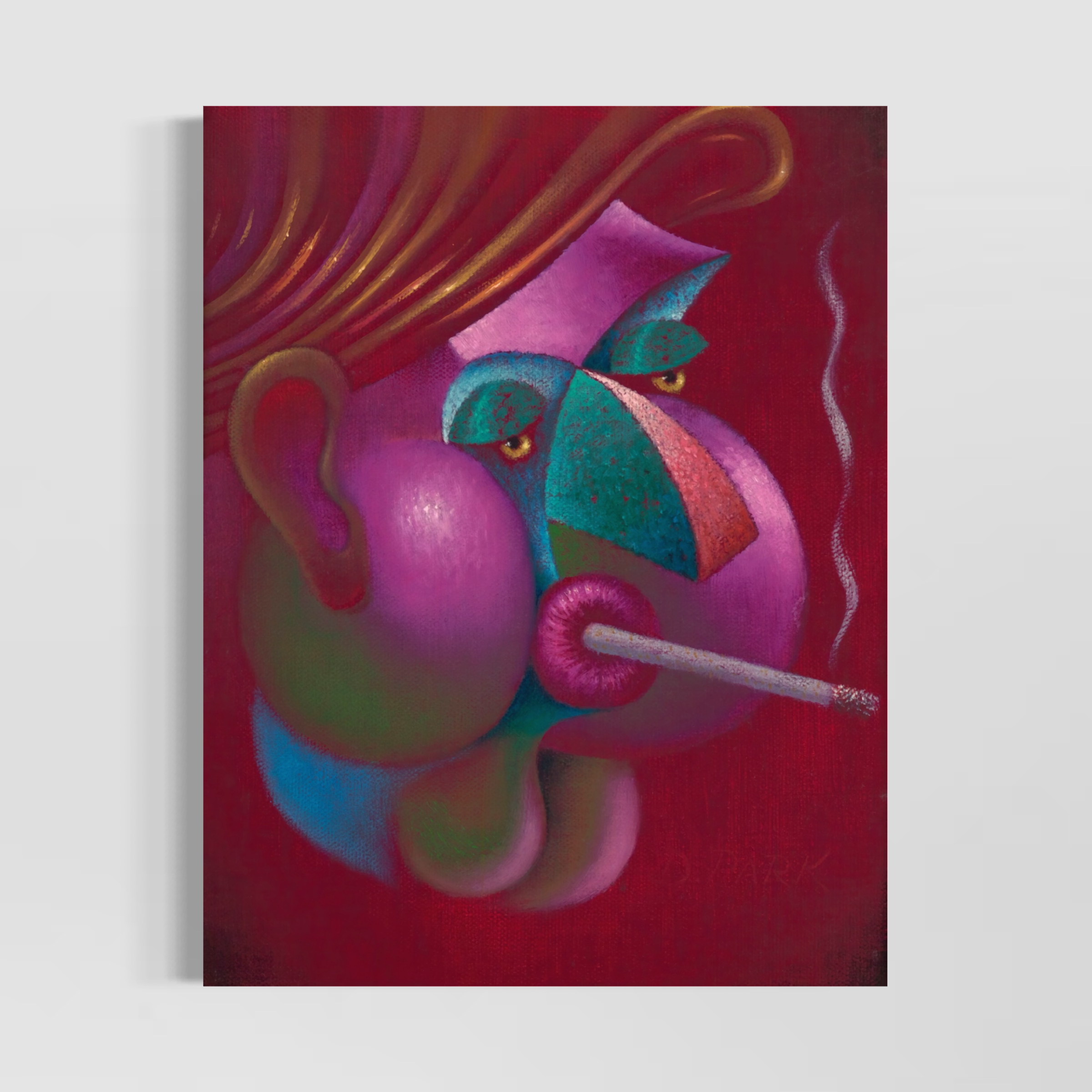 Hazy Daze art print by Del Park