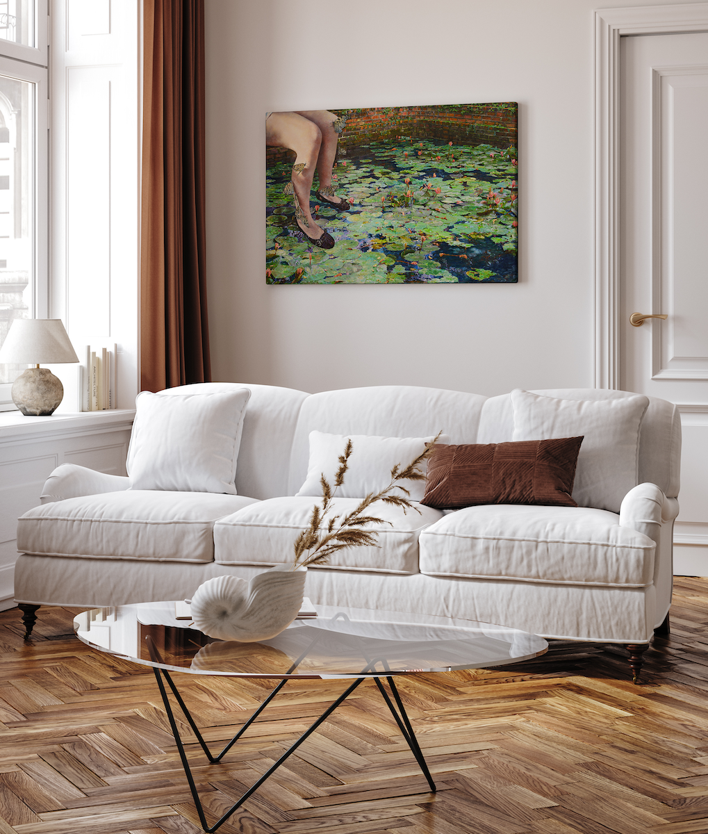 "My Pond" on Canvas