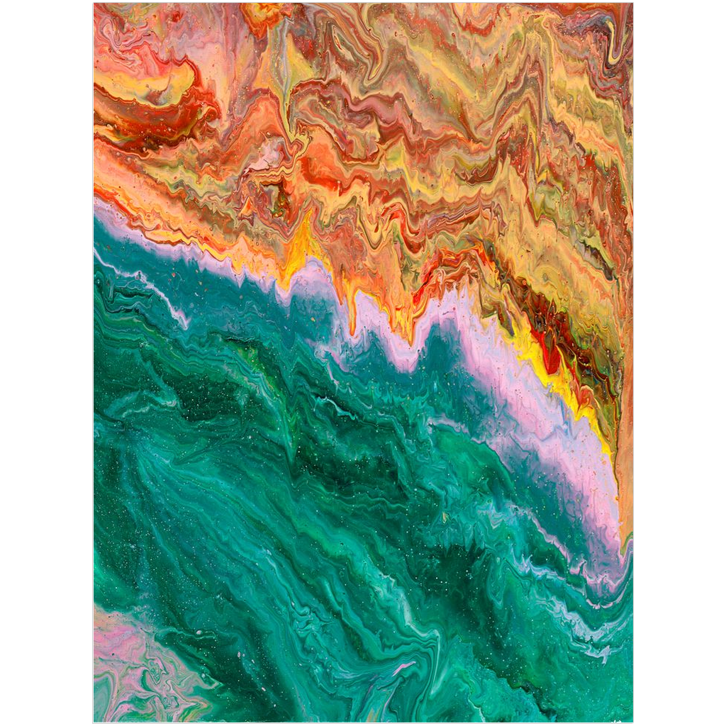 Calming Paintings | Abstract Color Art | Peaceful Paintings | Calming Art | Swirl Art 