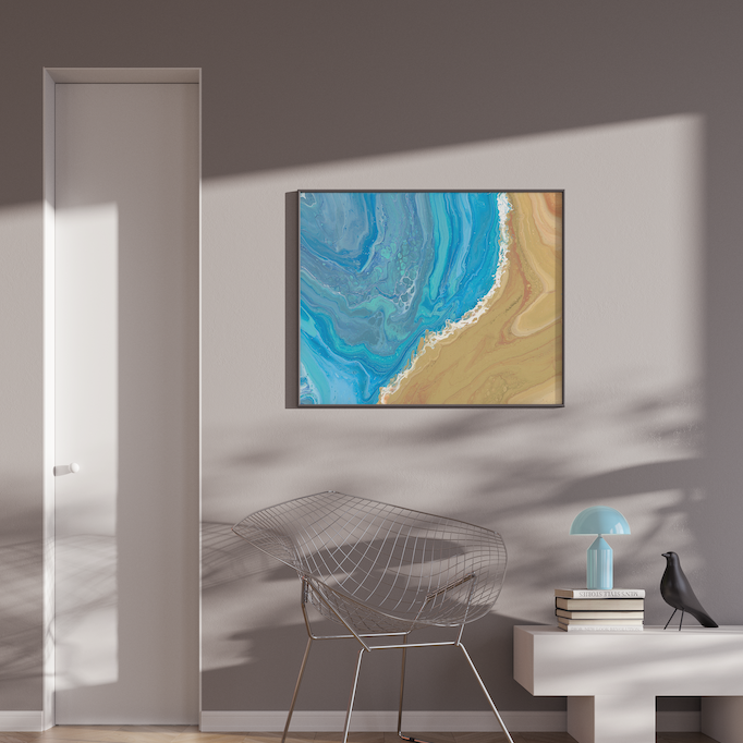 Coastal Art Prints | Beach Print Art | Ocean Paintings | Modern Beach Art