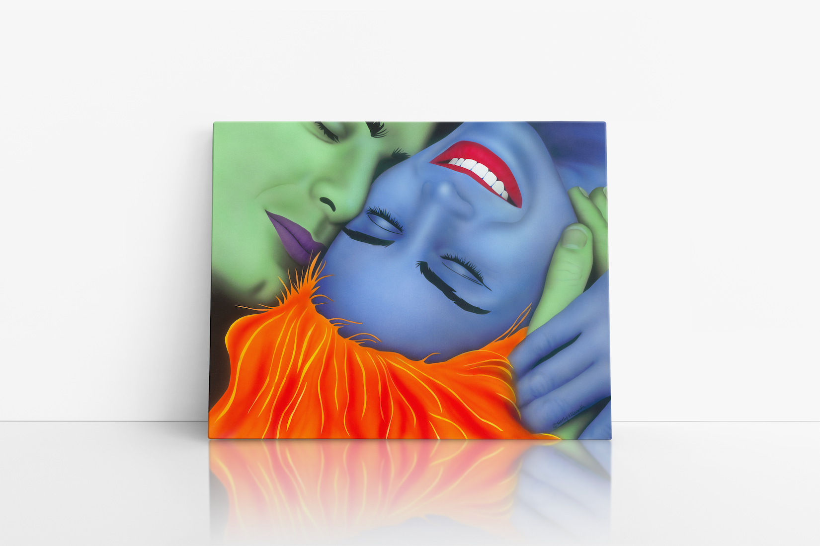 Opposites Attract on Canvas