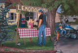 Pit Stop Original on Canvas