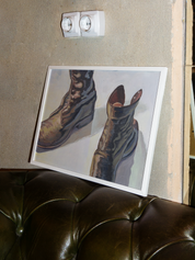 Riding Boots Paper Print