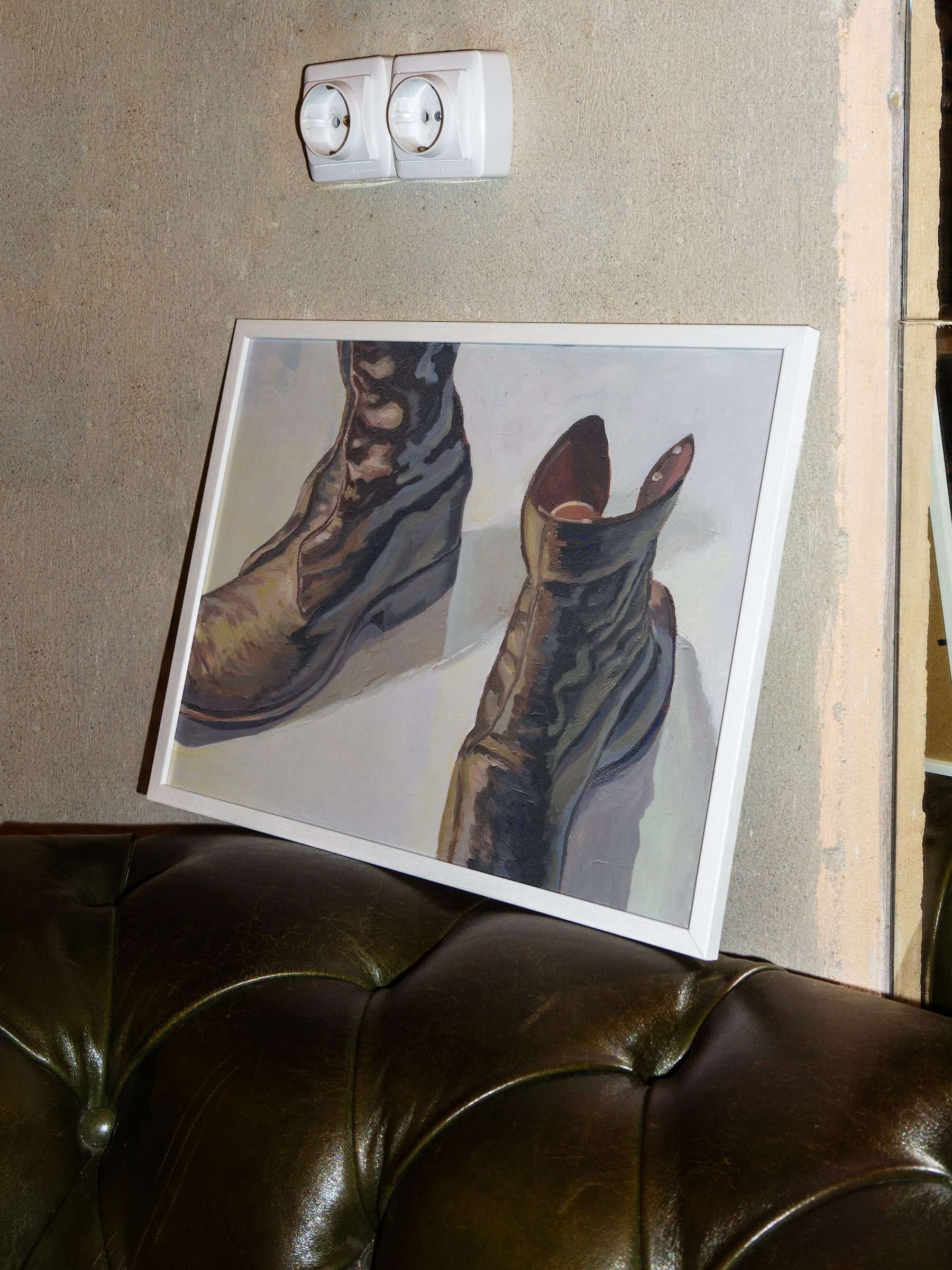 Riding Boots Paper Print
