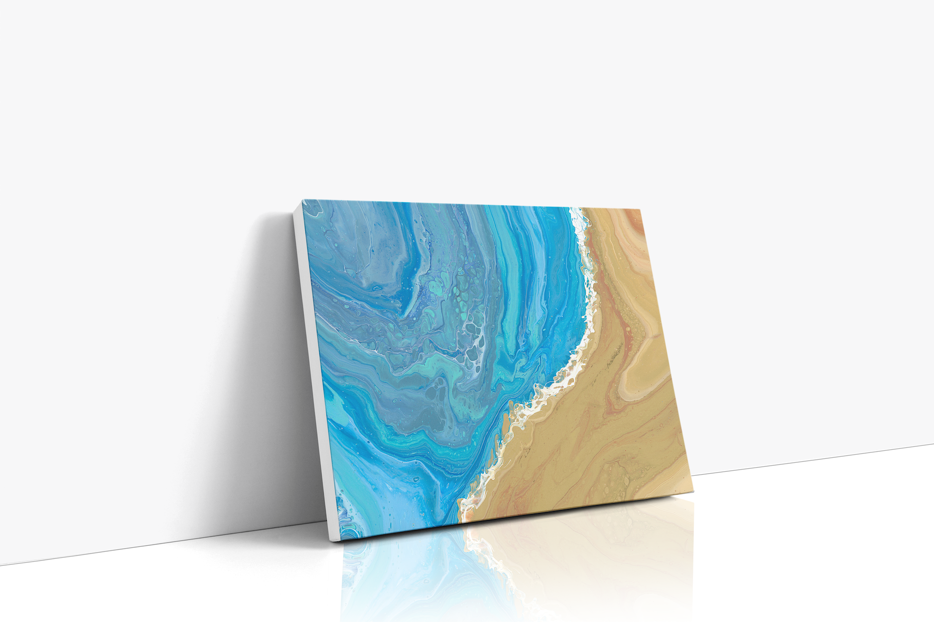 Sea of Serenity on Canvas