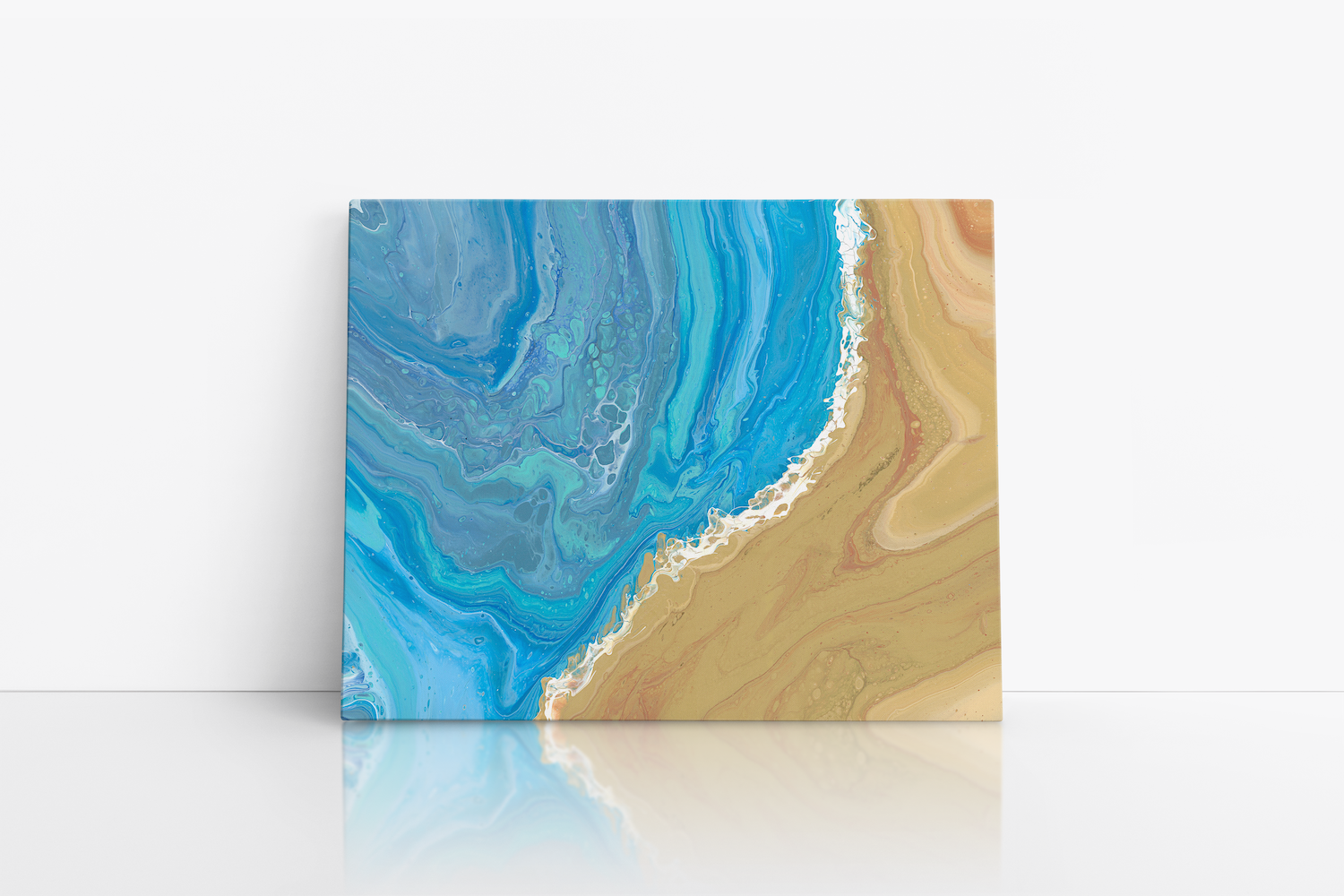 Sea of Serenity on Canvas