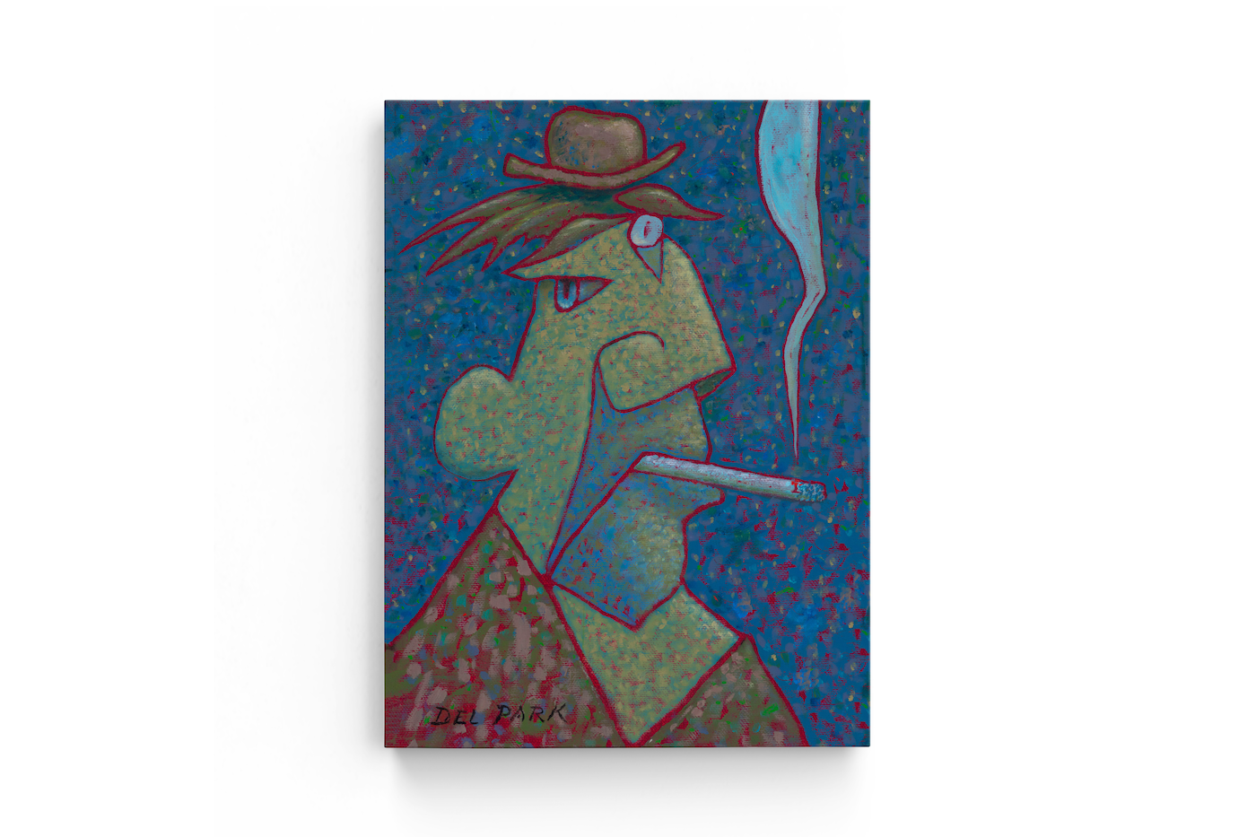 Smoker Artwork | Smoking Art | Smoking Painting | Painting of Smoking | Smoking Paintings