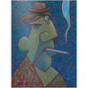 Smoking Art | Smoker Artwork | Smoking Paintings | Smoking Painting | Woman Smoking Art