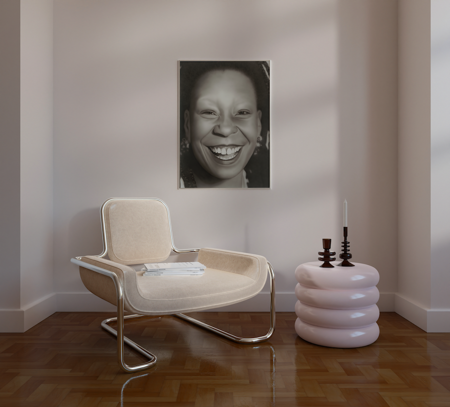 Whoopi Goldberg Poster | Whoopi Goldberg Art | Whoopi Goldberg Painting | Celebrity Paintings