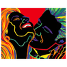 Twin Flames Art | Couple Paintings | Twin Flame Art | Soulmate Painting | Art Intimate