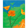Poppy Wall Art | California Poppy Art | California Poppy Painting | Poppy Prints