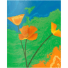 California Poppy Art | Poppy Wall Art | California Poppy Painting | Poppy Prints