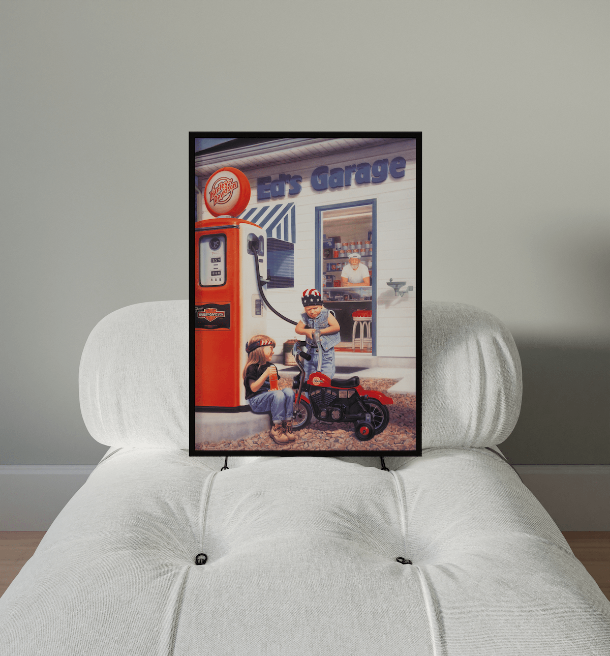 Harley Davidson Wall Art | Harley Davidson Painting | Harley Davidson Art | Harley Davidson Gifts