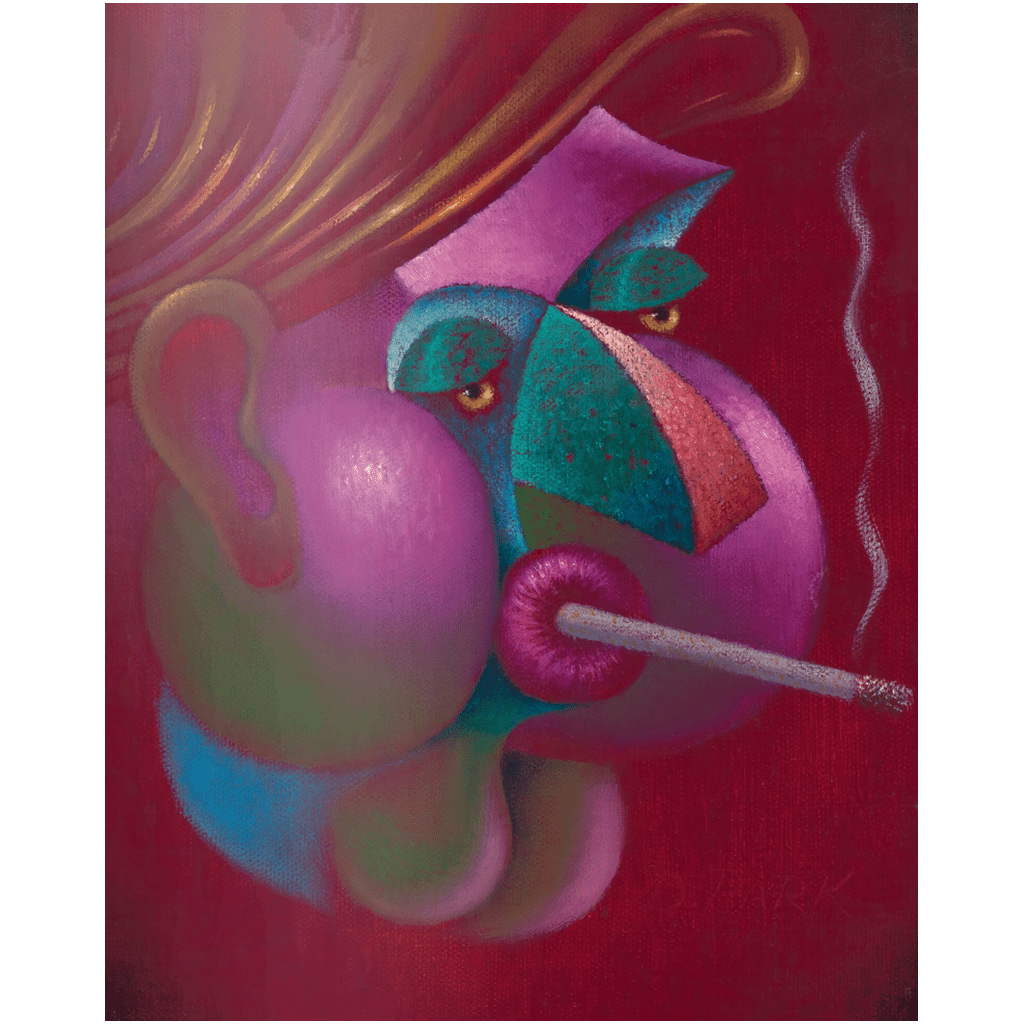 Smoking Painting | Smoker Artwork | Smoking Art | Smoking Paintings | Painting of Smoking