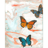 Butterfly Art Print | Monarch Butterfly Art | Abstract Butterfly Art | Paintings with Butterflies